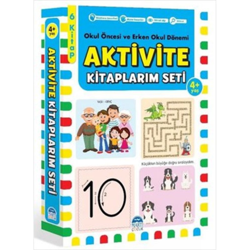 Aktivite Kitaplarım Seti 4+ Yaş Aktivite Kitaplarım Seti 4+ Yaş
