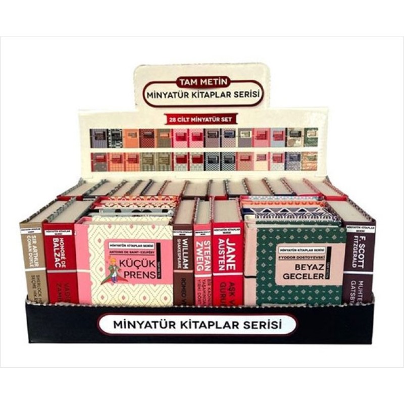 Minyatür Kitaplar Serisi - 28 Kitap Takım (Ciltli) Minyatür Kitaplar Serisi - 28 Kitap Takım (Ciltli)