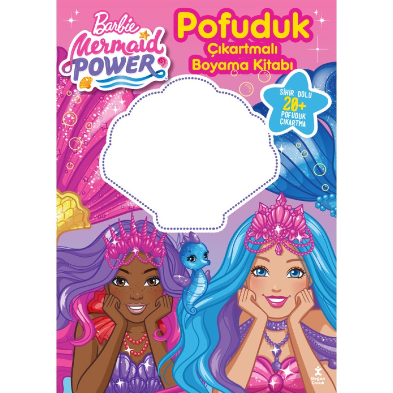 Barbie Medmaid Power – Pofuduk Çıkartmalı Boyama Kitabı Barbie Medmaid Power – Pofuduk Çıkartmalı Boyama Kitabı