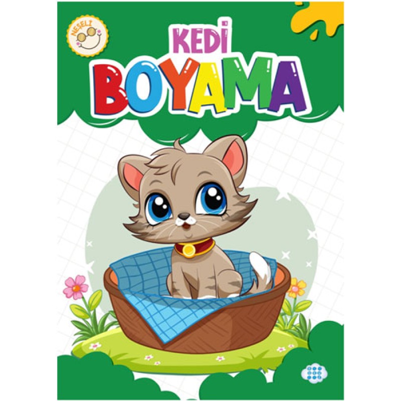 Neşeli Kedi Boyama Neşeli Kedi Boyama