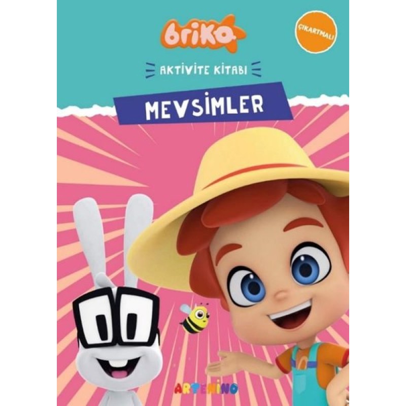 Briko Mevsimler - Çıkartmalı Aktivite Kitabı Briko Mevsimler - Çıkartmalı Aktivite Kitabı