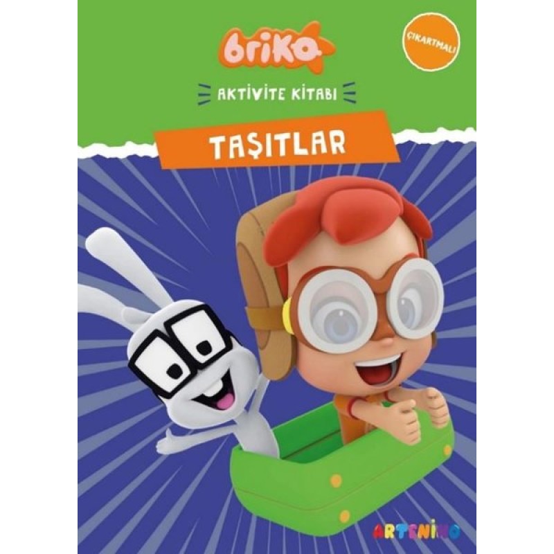 Briko Taşıtlar - Çıkartmalı Aktivite Kitabı Serisi