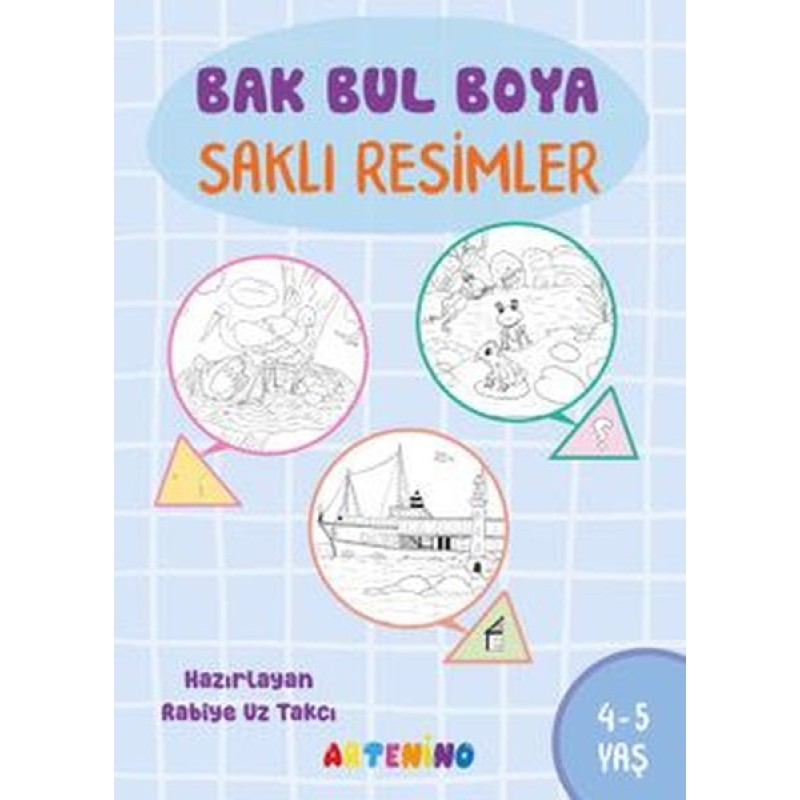 Bak Bul Boya - Saklı Resimler 4 - 5 Yaş