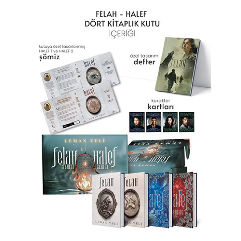 Felah Serisi Hediyeli Özel Kutu (Ciltli) Felah Serisi Hediyeli Özel Kutu (Ciltli)