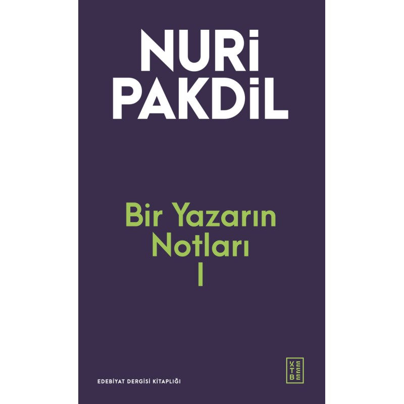 Bir Yazarın Notları 1