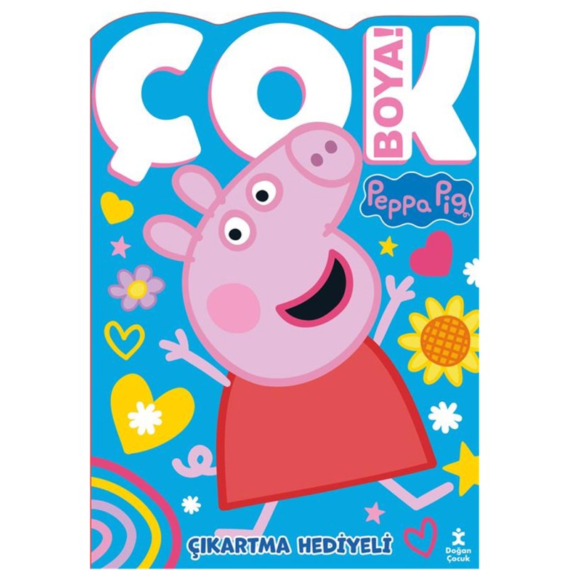 Peppa Pig - Çok Boya! Çıkartmalı Dev Boyama Kitabı Peppa Pig - Çok Boya! Çıkartmalı Dev Boyama Kitabı
