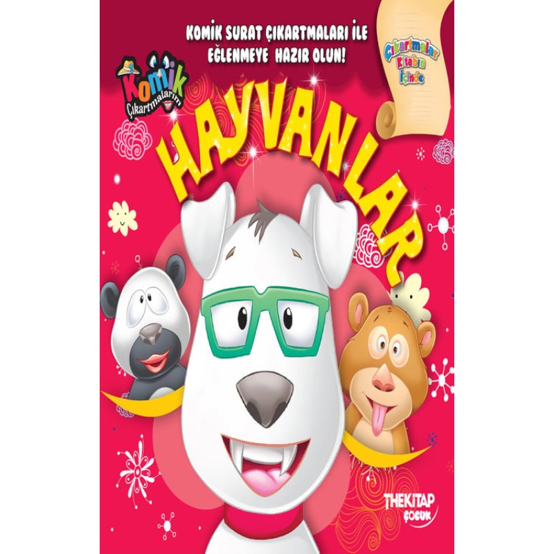 Komik Çıkartmalarım - Hayvanlar Komik Çıkartmalarım - Hayvanlar