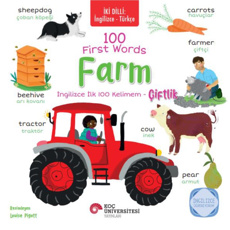 İngilizce-Türkçe 100 First Words – Farm