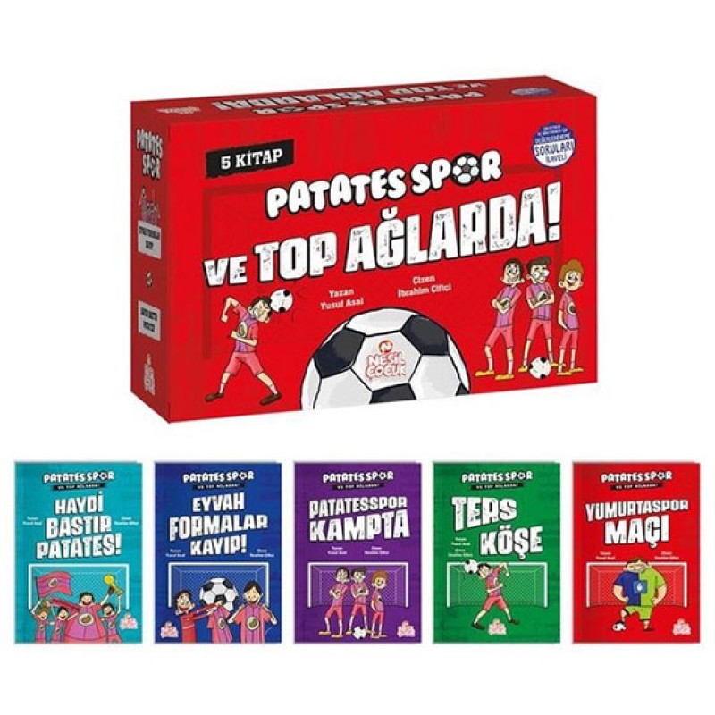 Patatesspor ve Top Ağlarda (5 Kitap+Soru Kitapçığı) Patatesspor ve Top Ağlarda (5 Kitap+Soru Kitapçığı)