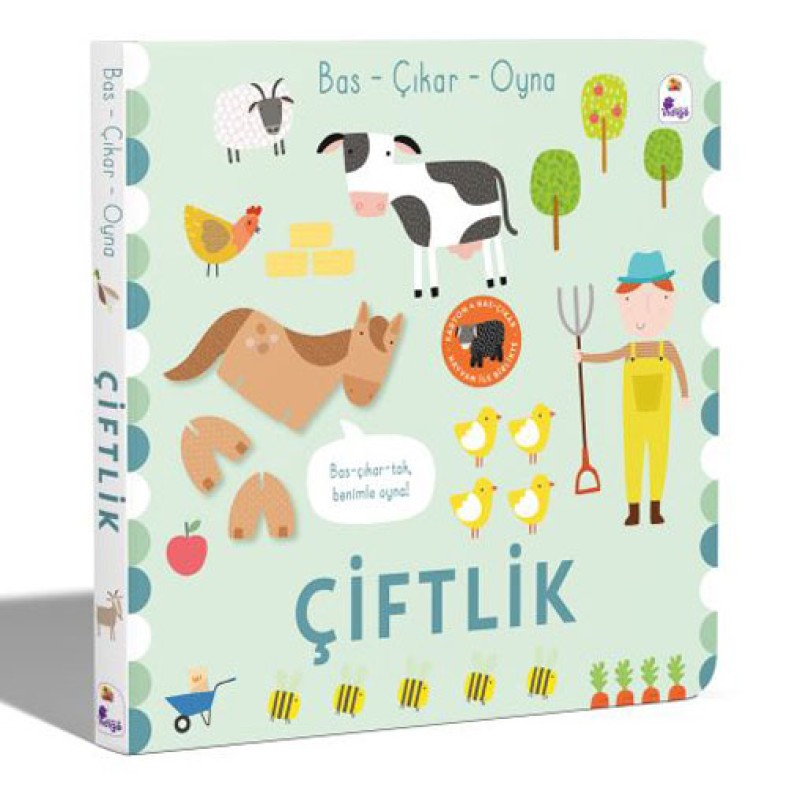 Bas - Çıkar - Oyna Çiftlik (Ciltli)