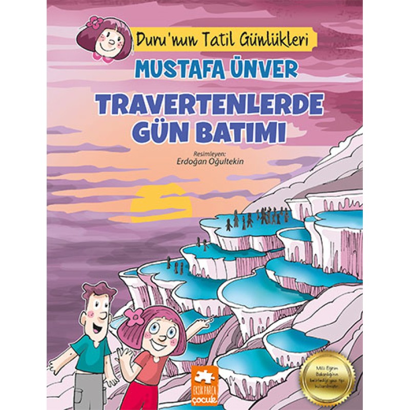 Travertenlerde Gün Batımı Travertenlerde Gün Batımı