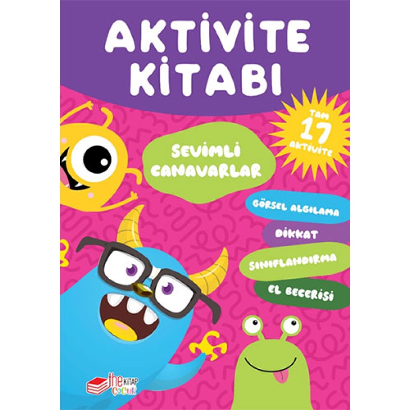 Aktivite Kitabı - Sevimli Canavarlar