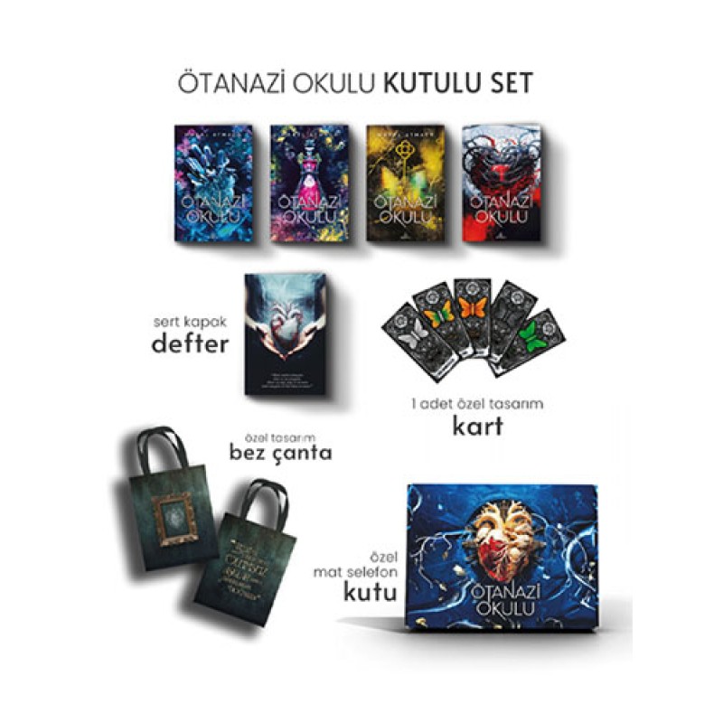 Ötanazi Okulu Kutulu Set ( Ciltli - 4 Kitap Takım) Ötanazi Okulu Kutulu Set ( Ciltli - 4 Kitap Takım)