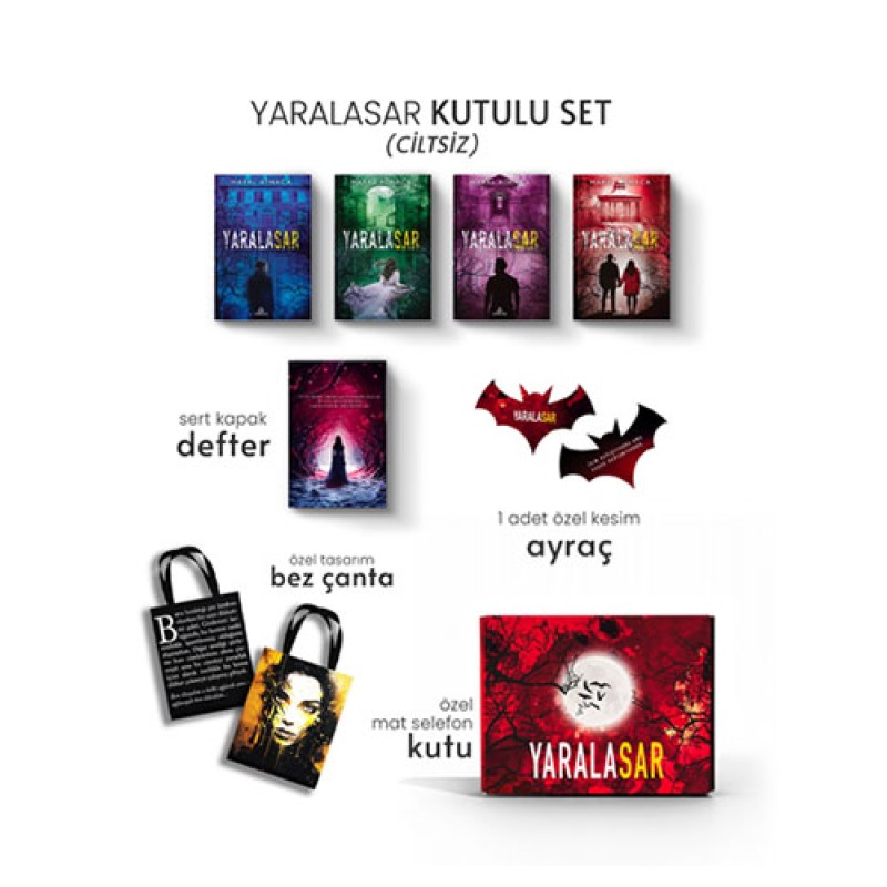 Yaralasar Kutulu Set - 4 Kitap Takım Yaralasar Kutulu Set - 4 Kitap Takım