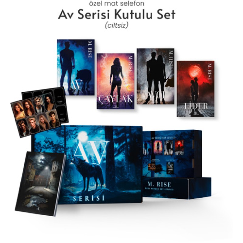 Av Serisi 4 Kitaplık Hediyeli Özel Kutu Av Serisi 4 Kitaplık Hediyeli Özel Kutu