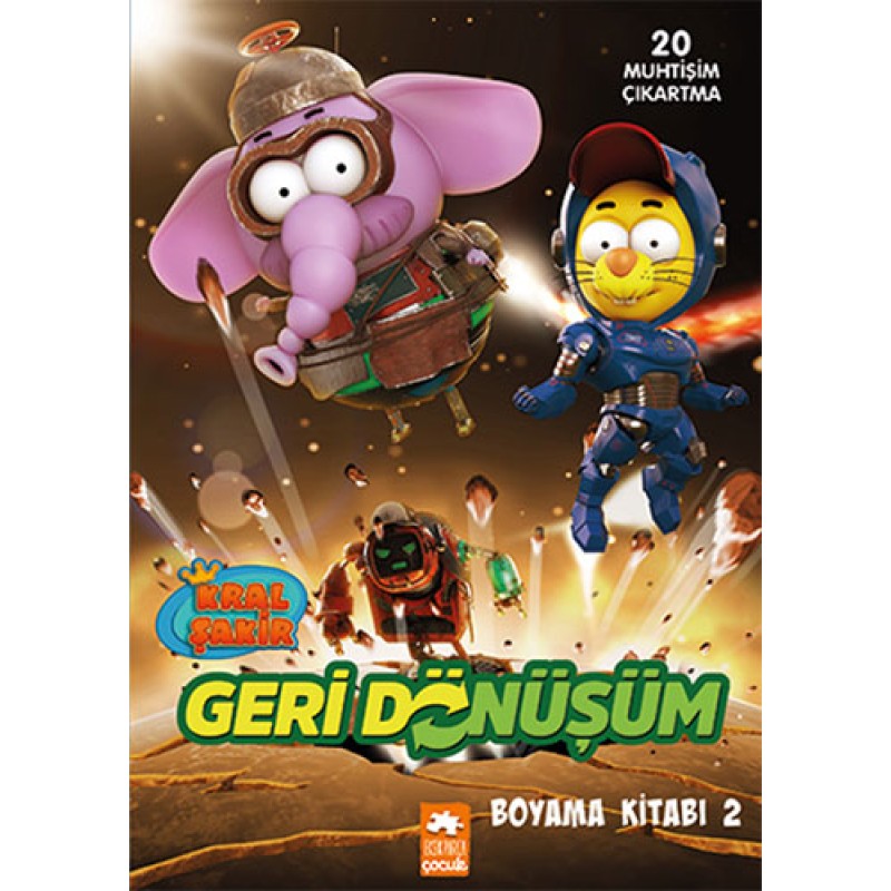 Kral Şakir Geridönüşüm Boyama Kitabı - 2 Kral Şakir Geridönüşüm Boyama Kitabı - 2