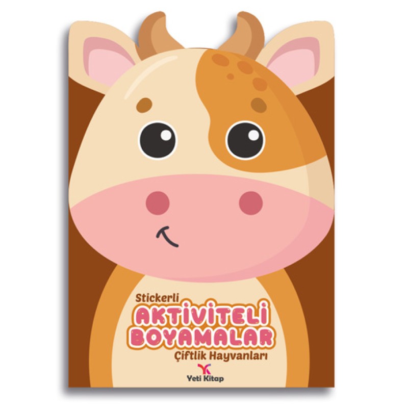 Stickerli Aktiviteli Boyamalar - Çiftlik Hayvanları Stickerli Aktiviteli Boyamalar - Çiftlik Hayvanları