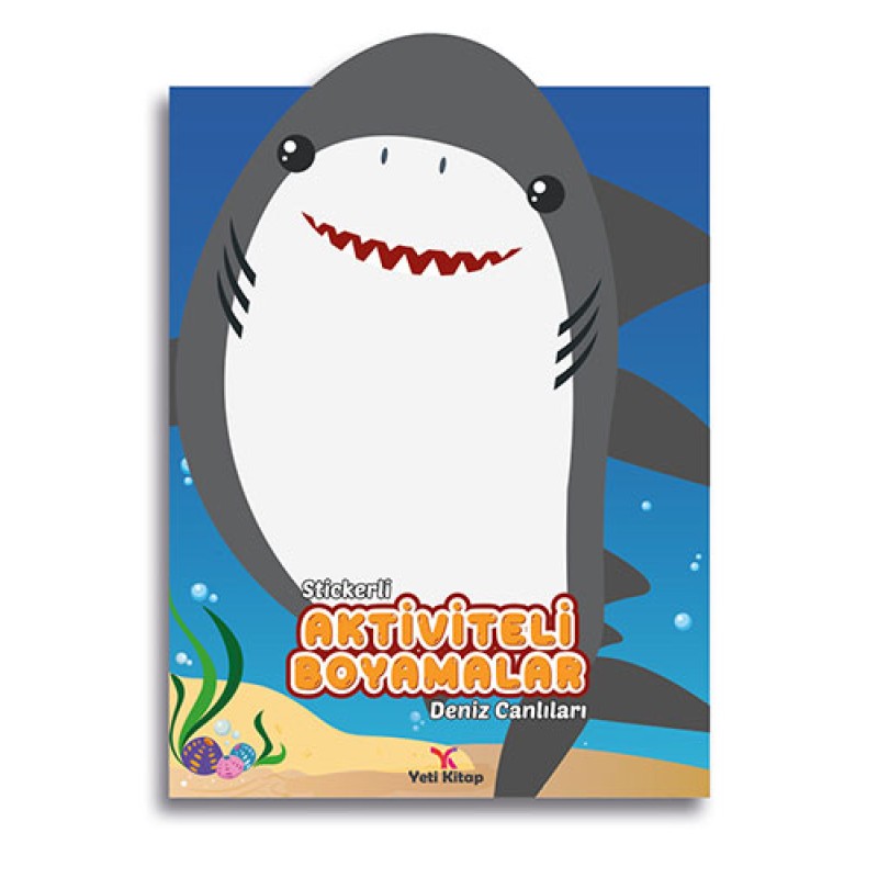 Stickerli Aktiviteli Boyamalar - Deniz Canlıları
