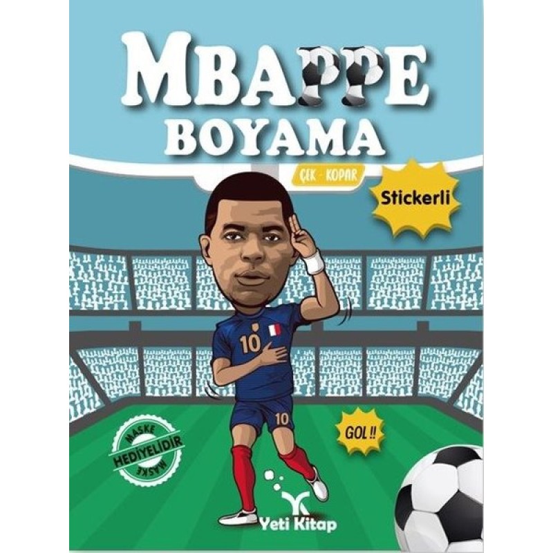 Mbappe Boyama Kitabı Mbappe Boyama Kitabı