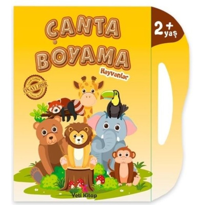 Çanta Boyama - Hayvanlar 2+ Yaş Çanta Boyama - Hayvanlar 2+ Yaş