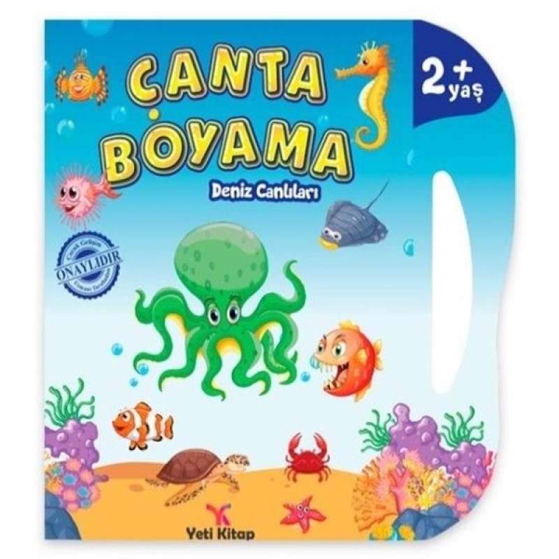 Çanta Boyama - Deniz Canlıları 2+ Yaş Çanta Boyama - Deniz Canlıları 2+ Yaş
