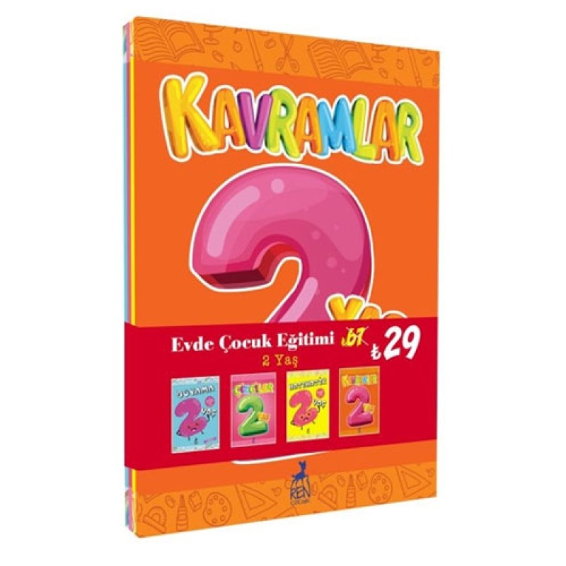 Evde Çocuk Eğitimi Seti 2 Yaş - 4 Kitap Takım Evde Çocuk Eğitimi Seti 2 Yaş - 4 Kitap Takım