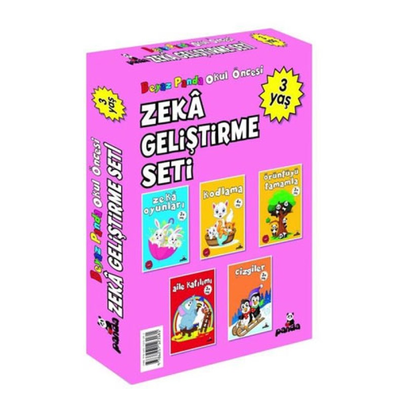 3 Yaş Zeka Geliştirme Seti - 5 Kitap Takım 3 Yaş Zeka Geliştirme Seti - 5 Kitap Takım