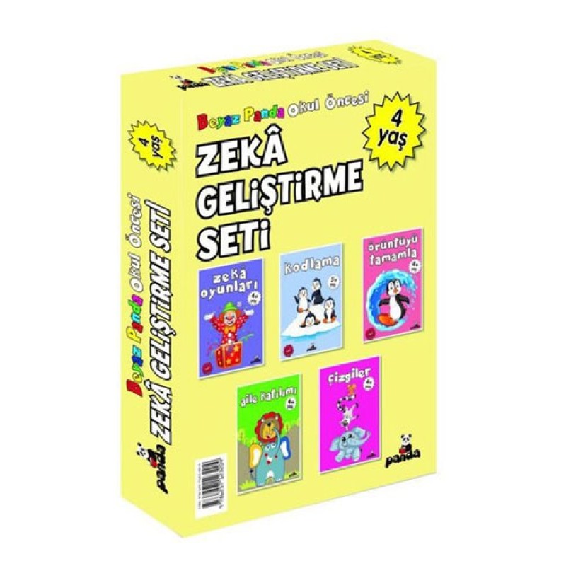 4 Yaş Zeka Geliştirme Seti - 5 Kitap Takım 4 Yaş Zeka Geliştirme Seti - 5 Kitap Takım