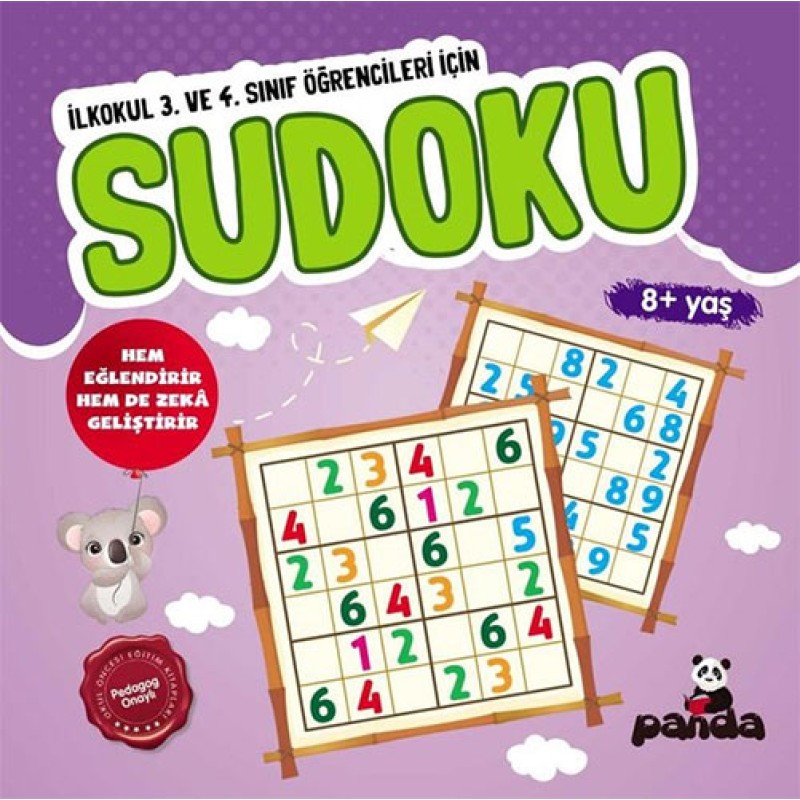 Sudoku 8 Yaş - İlkokul 3 ve 4. Sınıflar İçin Sudoku 8 Yaş - İlkokul 3 ve 4. Sınıflar İçin
