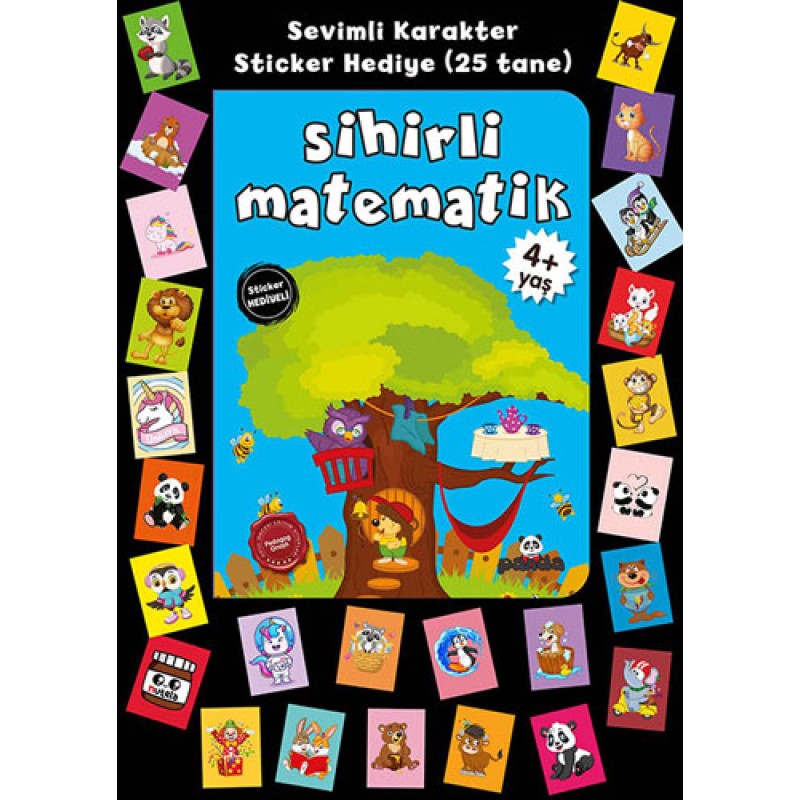 Stickerlı 4+ Yaş Sihirli Matematik Stickerlı 4+ Yaş Sihirli Matematik
