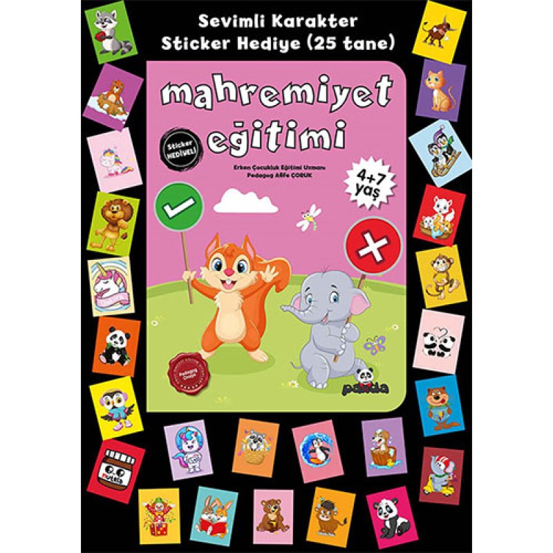 Stickerlı 4+7 Yaş Mahremiyet Eğitimi