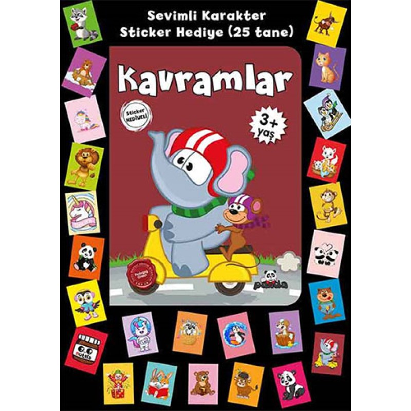 Stickerlı 3+ Yaş Kavramlar Stickerlı 3+ Yaş Kavramlar