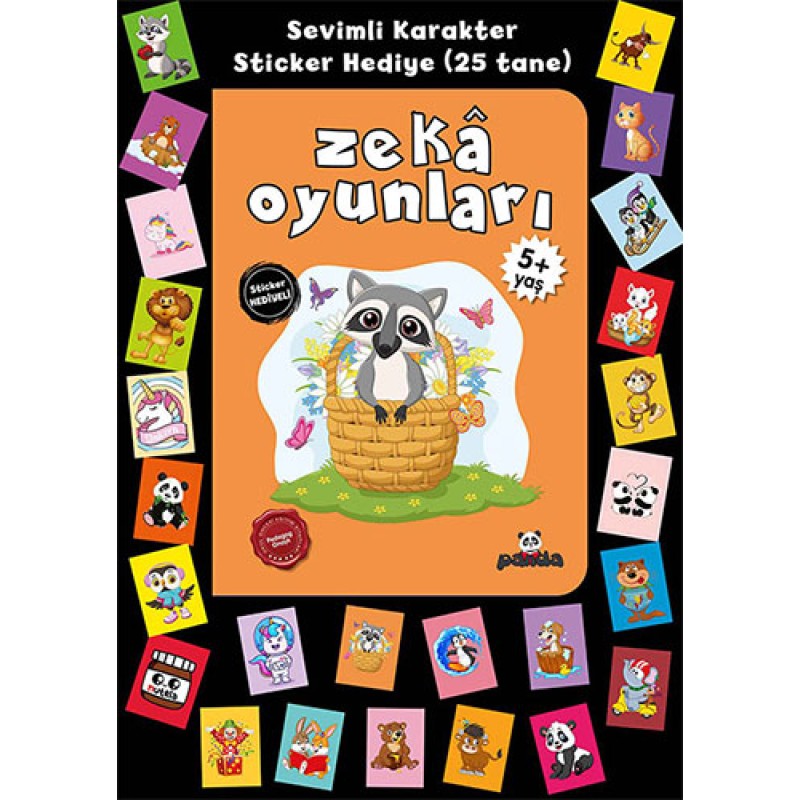 Stickerlı 5+ Yaş Zeka Oyunları Stickerlı 5+ Yaş Zeka Oyunları