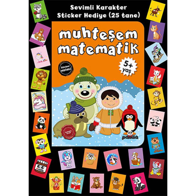 Stickerlı 5+ Yaş Muhteşem Matematik Stickerlı 5+ Yaş Muhteşem Matematik