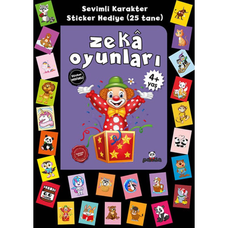 Stickerlı 4+ Yaş Zekâ Oyunları Stickerlı 4+ Yaş Zekâ Oyunları