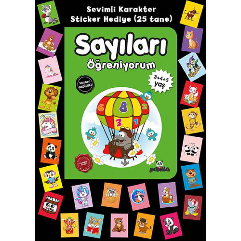 Stickerlı 3+4+5 Yaş Sayıları Öğreniyorum Stickerlı 3+4+5 Yaş Sayıları Öğreniyorum