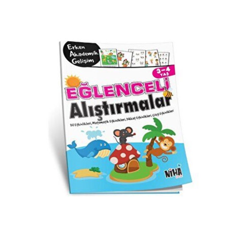 Eğlenceli Alıştırmalar 3-4 Yaş Eğlenceli Alıştırmalar 3-4 Yaş