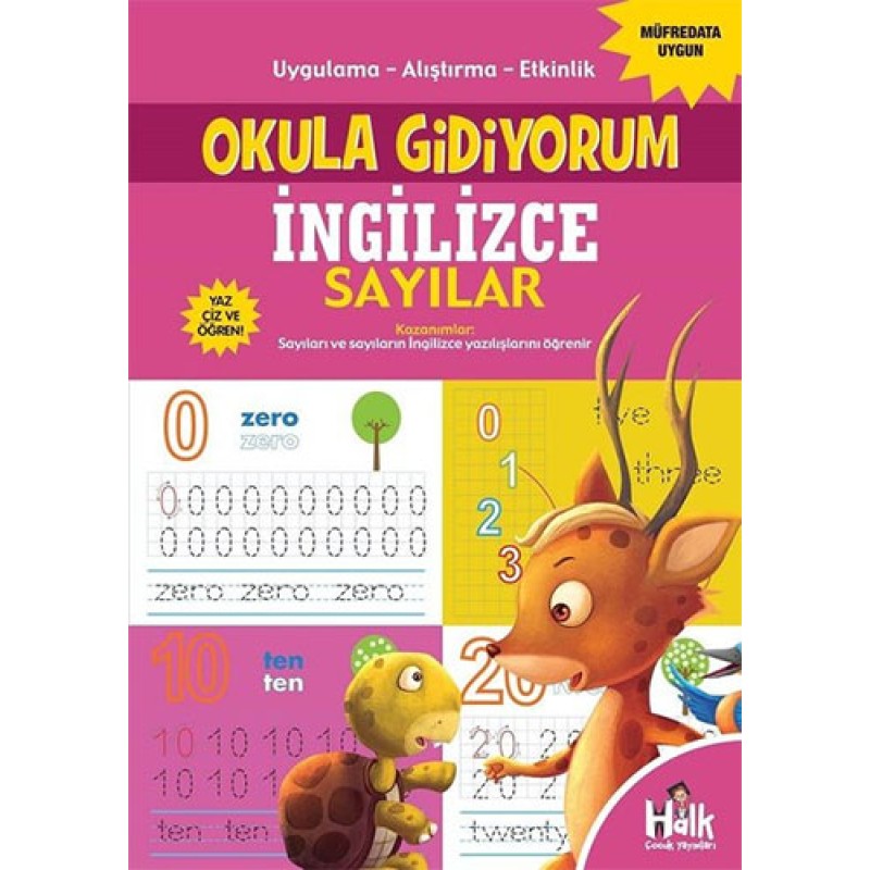 Okula Gidiyorum - İngilizce Sayılar Okula Gidiyorum - İngilizce Sayılar