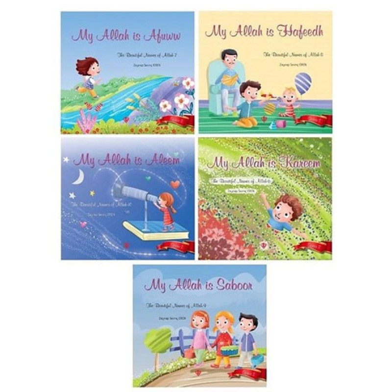 The Beautiful Names of Allah 1-5 Book Set