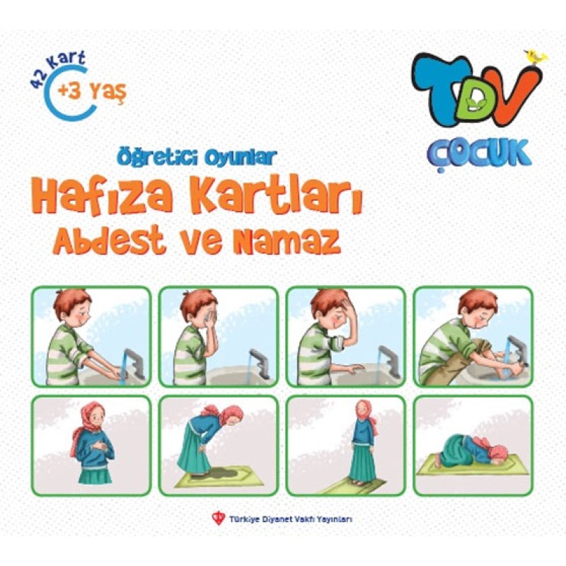 Öğretici Oyunlar Hafıza Kartları - Abdest ve Namaz Öğretici Oyunlar Hafıza Kartları - Abdest ve Namaz