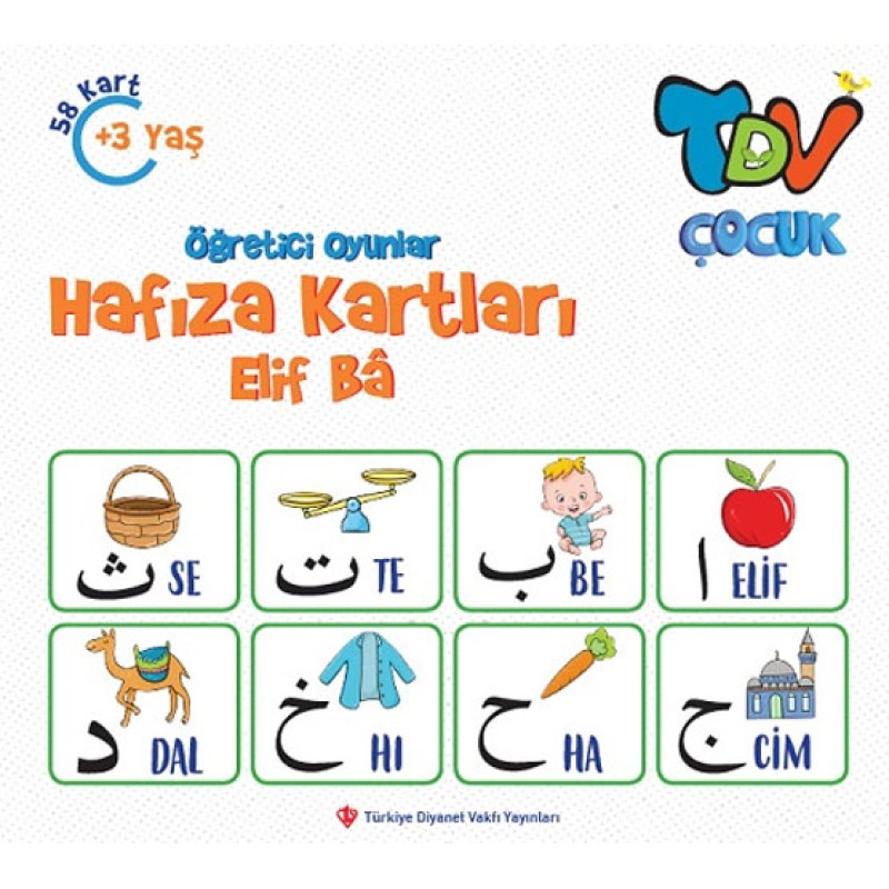 Öğretici Oyunlar Hafıza Kartları - Elif Ba Öğretici Oyunlar Hafıza Kartları - Elif Ba