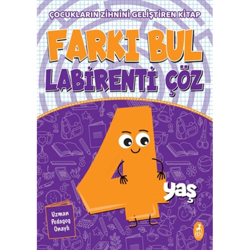 Farkı Bul Labirenti Çöz - 4 Yaş
