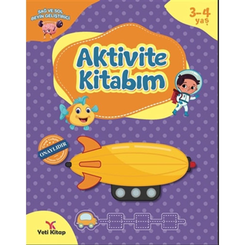 3 - 4 Yaş Aktivite Kitabım