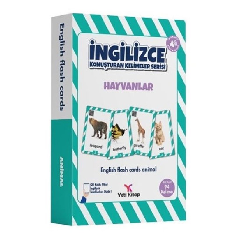 İngilizce Konuşturan Kelime Kartları - Hayvanlar İngilizce Konuşturan Kelime Kartları - Hayvanlar