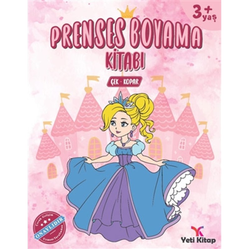 3+ Yaş Prenses Boyama Kitabı