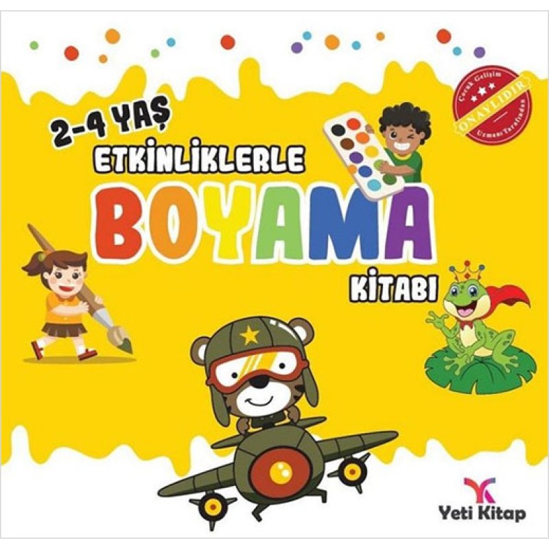 2-4 Yaş Etkinliklerle Boyama Kitabı 2 2-4 Yaş Etkinliklerle Boyama Kitabı 2