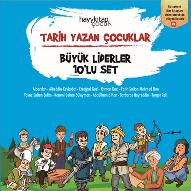 Tarih Yazan Çocuklar Büyük Liderler - 10’lu Set