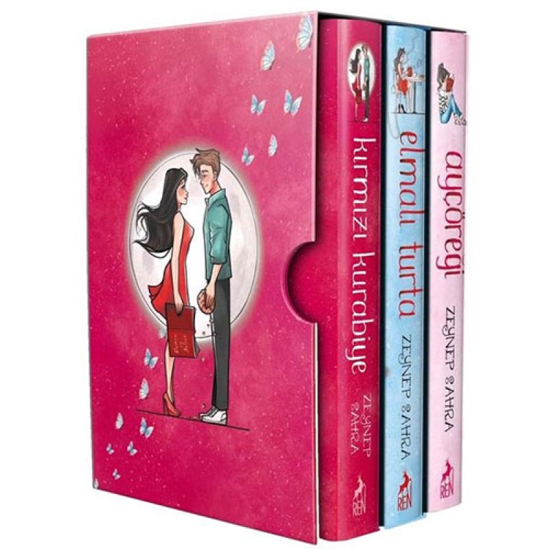 Ayçöreği -Elmalı Turta - Kırmızı Kurabiye Seti - 3 Kitap Takım (Ciltli) Ayçöreği -Elmalı Turta - Kırmızı Kurabiye Seti - 3 Kitap Takım (Ciltli)
