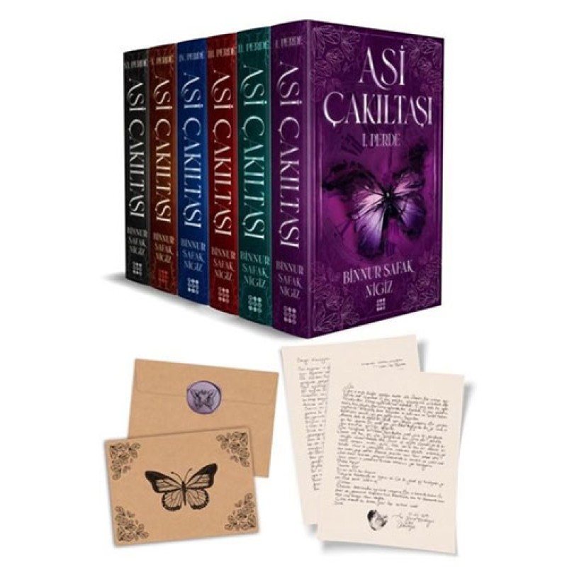 Asi Çakıltaşı Serisi Seti - 6 Kitap Takım (Ciltli)