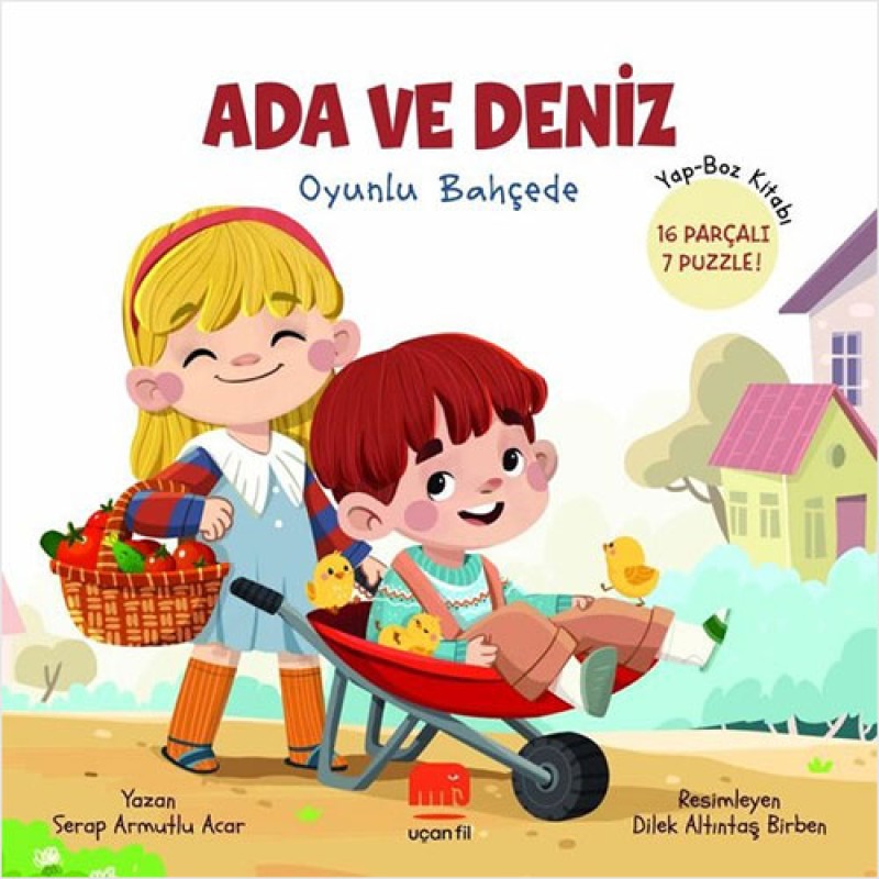 Ada ve Deniz Oyunlu Bahçede (Ciltli)